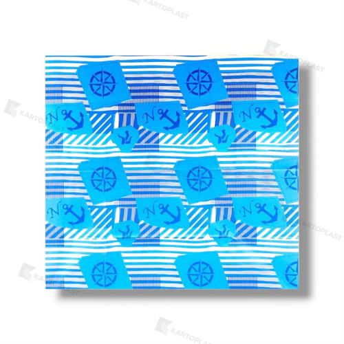 TOVAGLIE 100X100 ACCOPPIATE 5 X 50 PZ MEDITERRANEO BLU