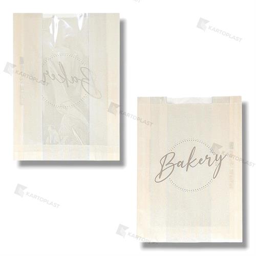 SACCHETTO FINESTRATO 22X32 BAKERY ANTIGRASSO 1000 PZ