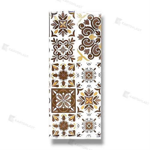 BUSTE PORTAPOSATE + TOVAGLIOLO 2V MAIOLICA MARRONE 600 PZ
