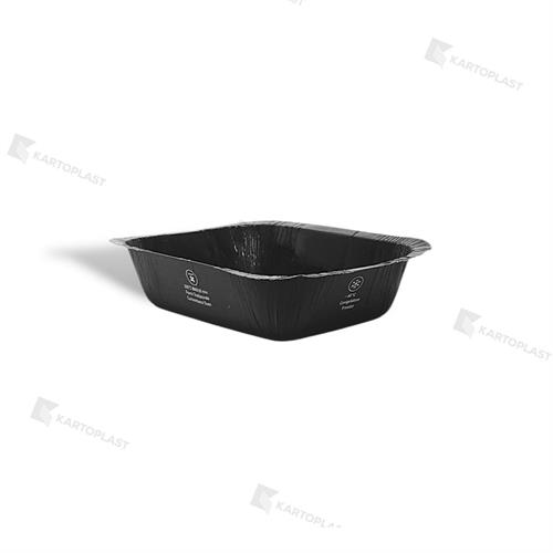 VASCHETTA SALDABILE CARTONCINO/PET NERO 500 ML NERO 400 PZ