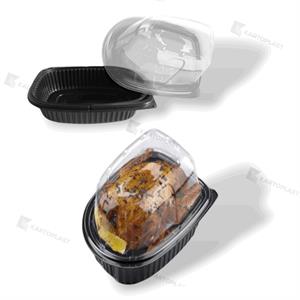 VASCHETTA POLLO ROSTOBOX NERO 200 PZ