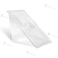 VASCHETTA PET PORTA TRAMEZZINO TRASPARENTE SINGLE 980PZ