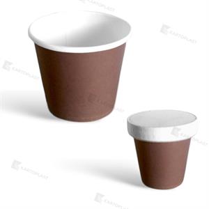 BICCHIERE CARTA BIO AVANA 90 CC 3oz 50PZ (48cf)