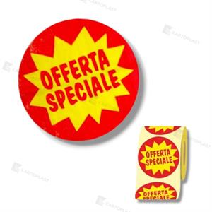 ETICHETTA ADESIVA OFFERTA SPECIALE 1000PZ F40 (48)