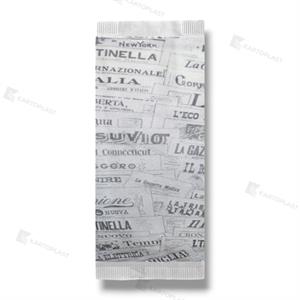 BUSTE PORTAPOSATE+TOVAGLIOLO 2V GIORNALE VINTAGE 500PZ