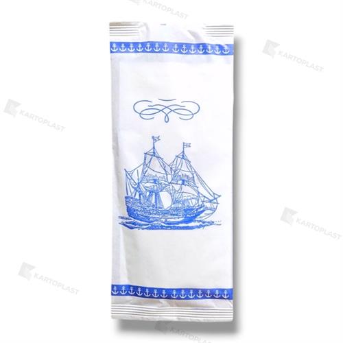 BUSTE PORTAPOSATE+TOVAGLIOLO 2V VELIERO BLU 500PZ