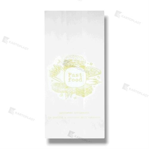SACCHETTO ANTIGRASSO 12x30 BIANCO ST ROMBI KG 5
