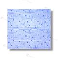 TOVAGLIE 100X100 ACCOPPIATE PE 5X50PZ ALLEGRA BLU