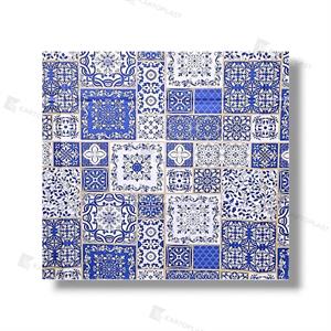 TOVAGLIE 100X100 ACCOPPIATE PE 5X50PZ MAIOLICA BLU