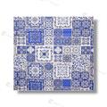 TOVAGLIE 100X100 ACCOPPIATE PE 5X50PZ MAIOLICA BLU