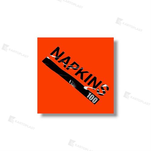 TOVAGLIOLI SOTTOB.ARANCIO 25X25 X100PZ (36cf)
