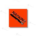 TOVAGLIOLI SOTTOB.ARANCIO 25X25 X100PZ (36cf)