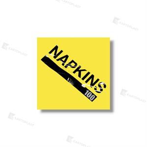 TOVAGLIOLI SOTTOB.GIALLO 25X25 X100PZ (36cf)