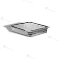 CONT.ALLUM 4 PORZ.50PZ Bordo L con Coperchio (16CF)