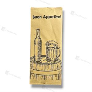 BUSTE PORTAPOSATE+TOVAGLIOLO 2V PAGLIA BOCCALE 500PZ