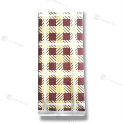 BUSTE PORTAPOSATE+TOVAGLIOLO 2V SCACCHI GIALLO-BRX 500PZ