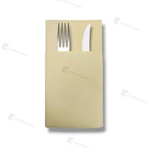 PORTAPOSATE POKET AIRLAID SABBIA 33X40 50PZ (20CF)